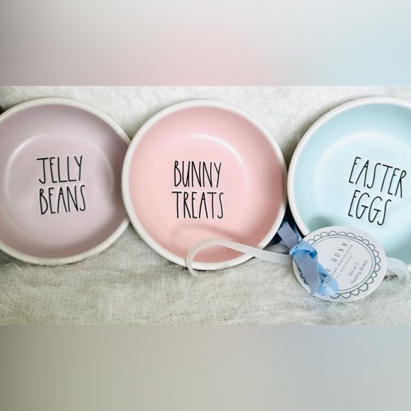 NEW Rae Dunn Easter Tasting Bowls Pastel Jelly Beans, Bunny Treats & Easter Eggs - Picture 5 of 5